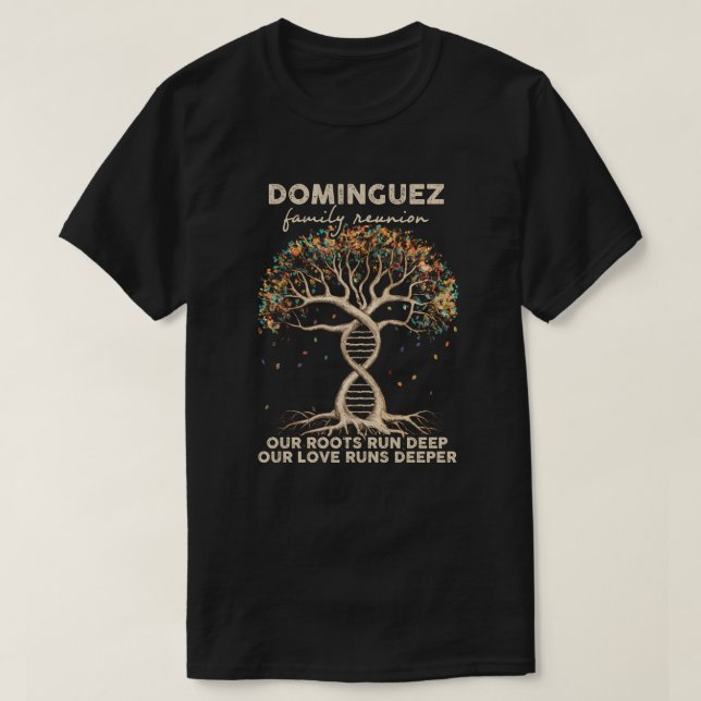 Camiseta Reunión familiar de Dominguez (Diseño del anverso)