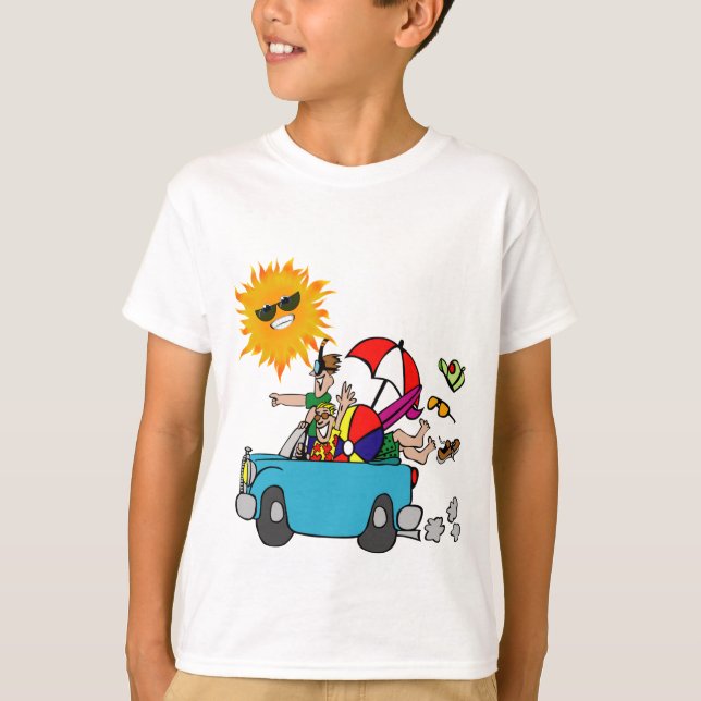Camiseta Reunión familiar de Fiestas de playa (Anverso)