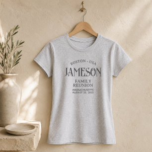Camiseta Reunión Familiar de la Familia de la Escritura Clá