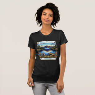 Camiseta Reunión familiar de la familia del lago de la calm