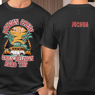 Camiseta Reunión familiar de la tripulación de primos perso