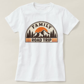 Camiseta Reunión Familiar de Mujeres Viaje por Carretera