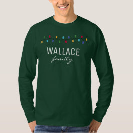 Camiseta Reunión familiar de Navidades simples Personalizad