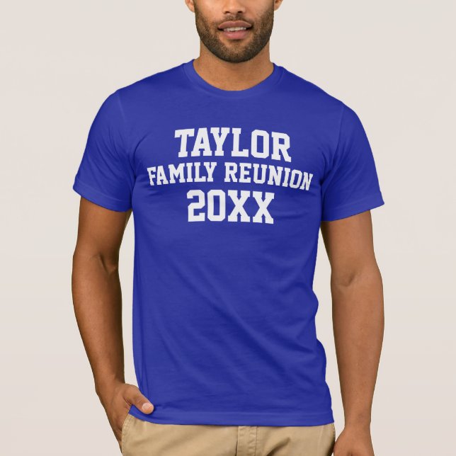 Camiseta Reunión familiar de personalizable (Anverso)
