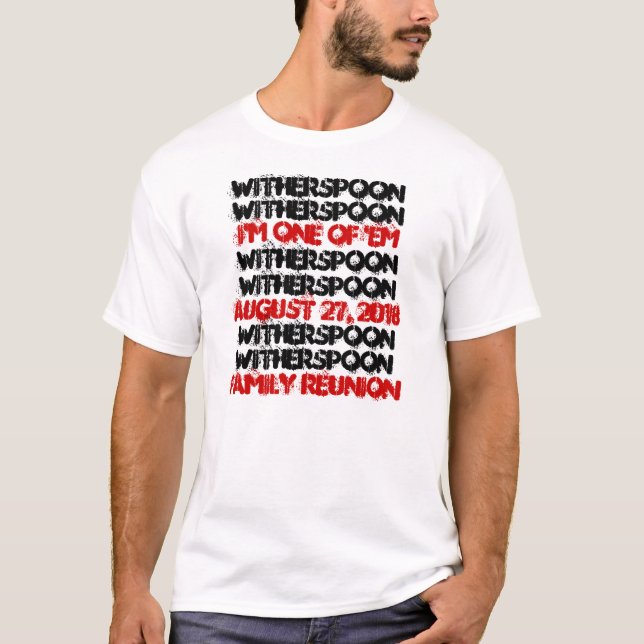 Camiseta Reunión familiar de Personalizado divertido (Anverso)
