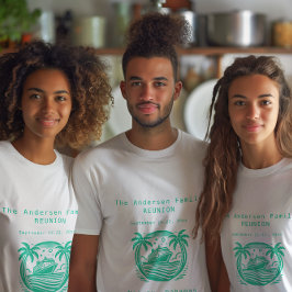Camiseta Reunión familiar | Grupo de cruceros de la Reunión
