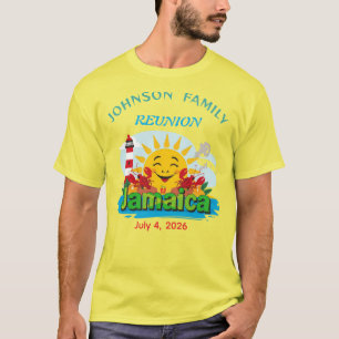Camiseta reunión familiar jamaicana
