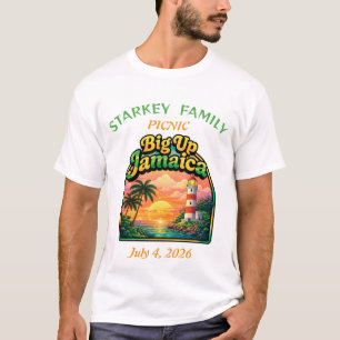 Camiseta reunión familiar jamaicana