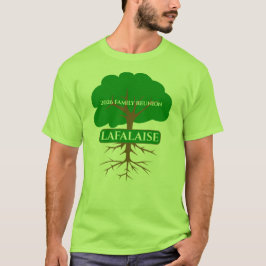Camiseta Reunión Familiar LAFALAISE 2026 Verde 290
