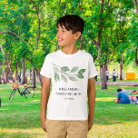 Camiseta Reunión familiar personalizada<br><div class="desc">Esta elegante camiseta de reunión familiar está decorada con plantas acuáticas. Personalizable fácil. Simplemente quite la fecha si desea usar la camiseta durante muchos años. Utilice la Herramienta de diseño para cambiar el tamaño, estilo o color del texto. Esta camiseta hace un gran regalo de mantenimiento de la reunión familiar....</div>