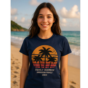 Camiseta Reunión familiar personalizada con estilo veranieg