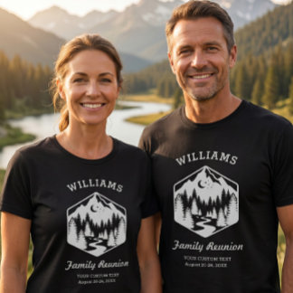 Camiseta Reunión Familiar Personalizada en la Montaña