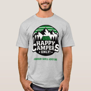 Camiseta Reunión Familiar Personalizada Felices Campistas M