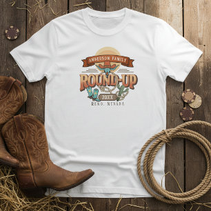 Camiseta Reunión Familiar Western Round-Up ID1318