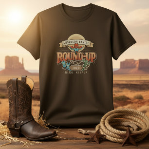 Camiseta Reunión Familiar Western Round-Up ID1318
