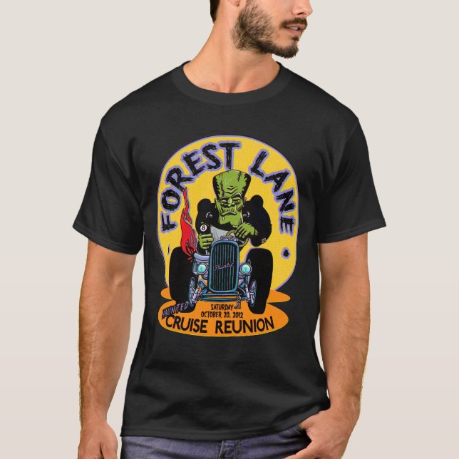 Camiseta Reunión frecuentada carril de la travesía del (Anverso)