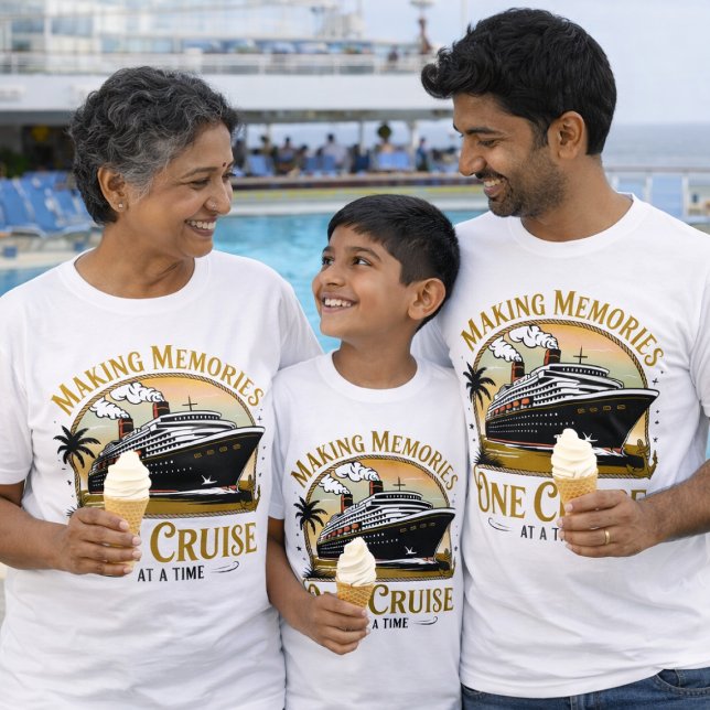 Camiseta Reunion Making Memories Cruise (Matching Customized Matching Cruise Shirts for the whole family)