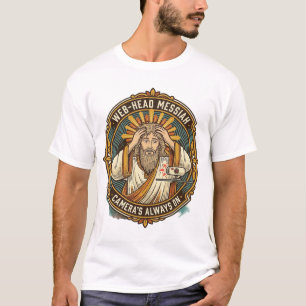 Camiseta Reunión matutina de video accidental de Jesús en B