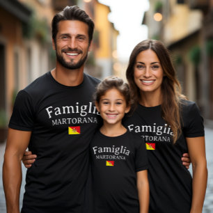 Camiseta Reunión Personalizada de Familia Siciliana Famigli