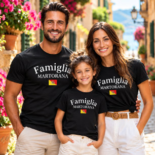 Camiseta Reunión Personalizada de Familia Siciliana Famigli
