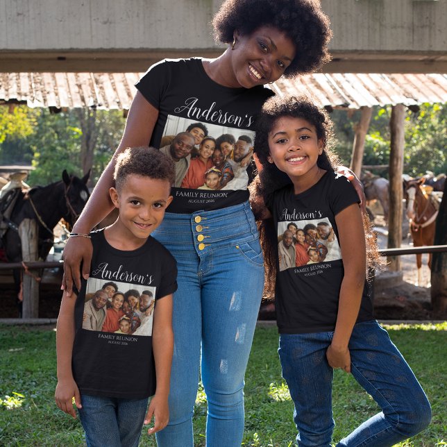 Camiseta Reunión personalizada de la familia fotográfica (Subido por el creador)