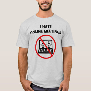 Camiseta Reuniones de odio en línea
