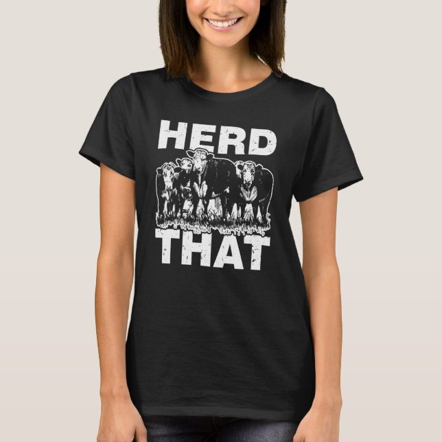 Camiseta Reunir esa vaca (Anverso)