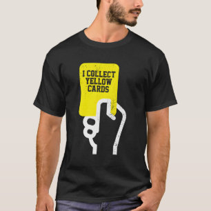 Camiseta Reúno tarjetas amarillas al jugador de fútbol dici