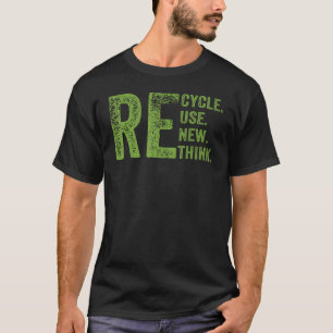 CAMISETA REUTILIZACIÓN DE RECICLAJE RENOVAR REPENTINAMENTE 