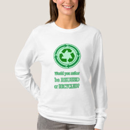 Camiseta Reutilizar y reciclar