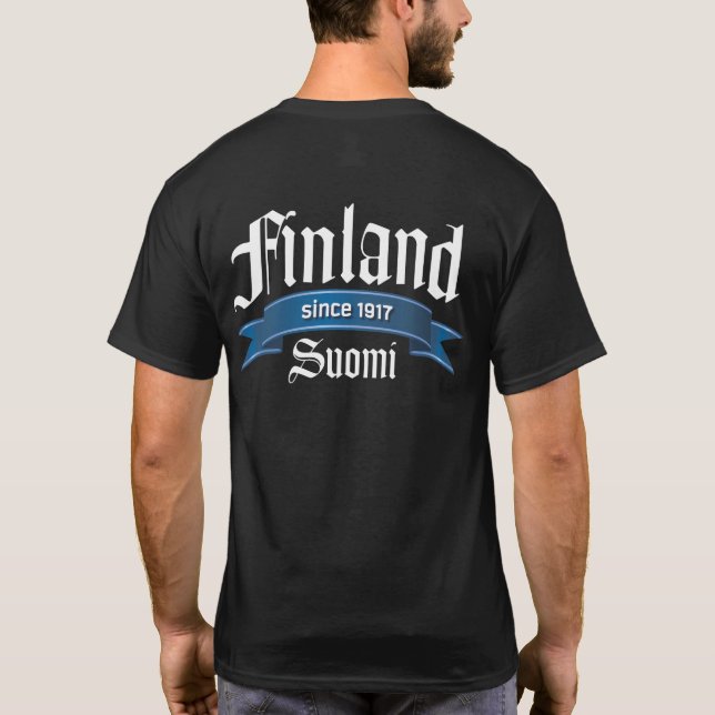 Camiseta Rev Back de Finlandia desde 1917 (Reverso)