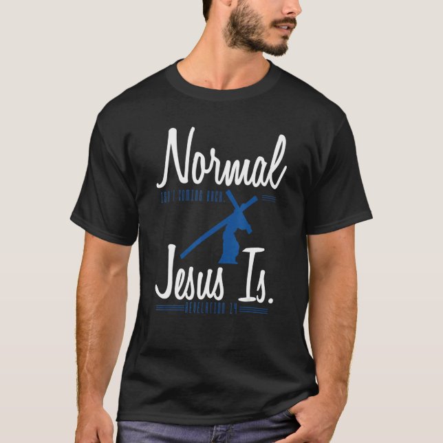 Camiseta Revelación 14: la normalidad cristiana no está reg (Anverso)