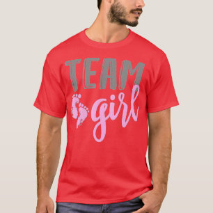 Camiseta Revelación de Baby Shower de género de Chica de eq