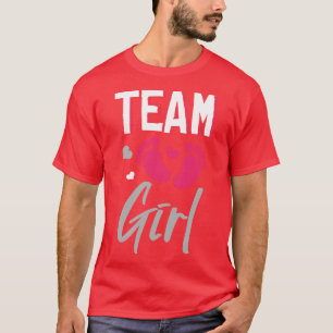 Camiseta Revelación de Baby Shower de género de Chica de eq
