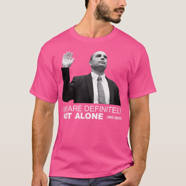 Camiseta Revelación de David Grusch Uap (Anverso)
