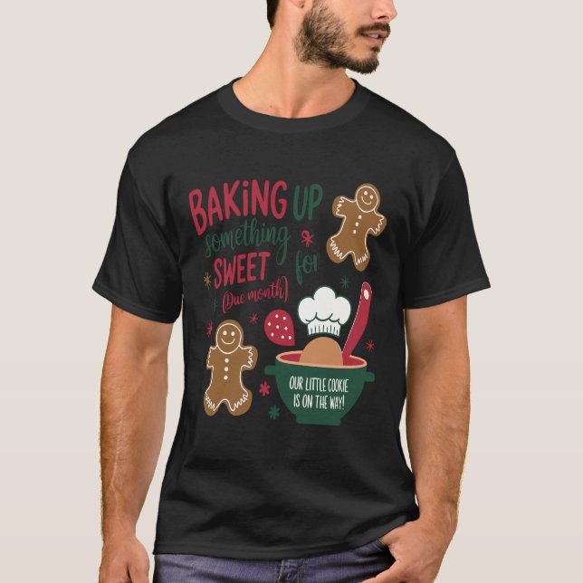 Camiseta Revelación de embarazo de vacaciones simple y eleg (Anverso)