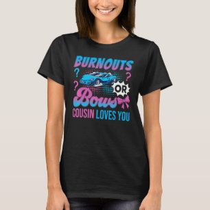 Camiseta Revelación de género Burnouts o lazos el primo te 