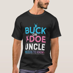 Camiseta Revelación de género Ciervo o Cierva Tío abuelo co