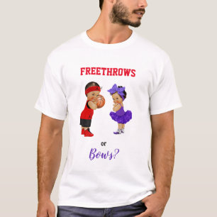 Camiseta Revelación de género de baloncesto bebe niño niña