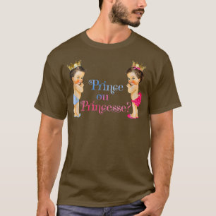 Camiseta Revelación de género de bebé príncipe o princesa