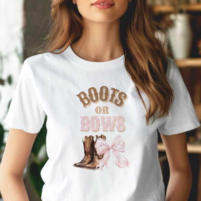 Camiseta Revelación de género de boots o vacas (Subido por el creador)