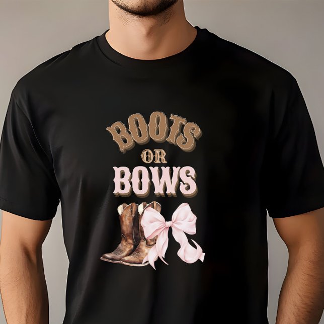 Camiseta Revelación de género de boots o vacas (Subido por el creador)