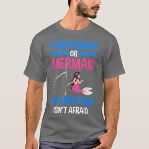 Camiseta Revelación de género de pescador o sirena del Gran