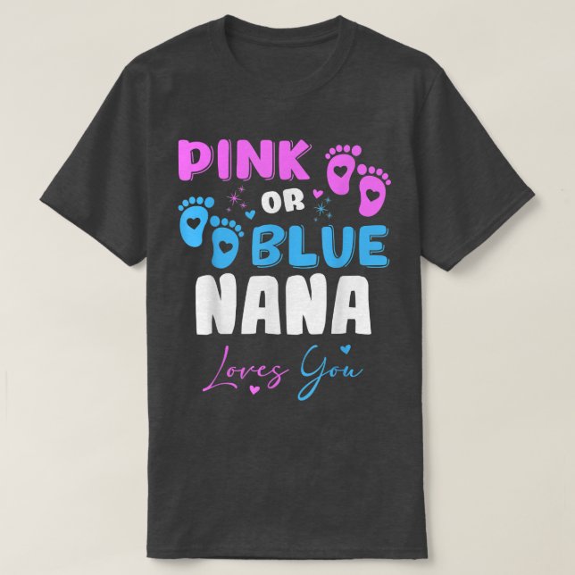 Camiseta Revelación de género del bebé NANA (Diseño del anverso)