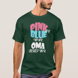 Camiseta Revelación de género del bebé para esencia de OMA