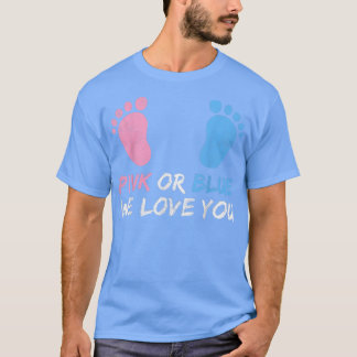 Camiseta Revelación de género es para mamá y papá, rosa o a