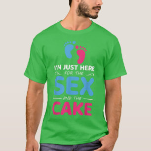 Camiseta Revelación de género, estoy aquí para el mar y alg