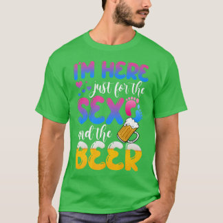 Camiseta Revelación de género: Estoy aquí solo por el mar y