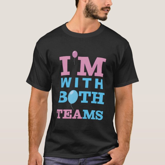 Camiseta Revelación de género o equipo y equipo (Anverso)