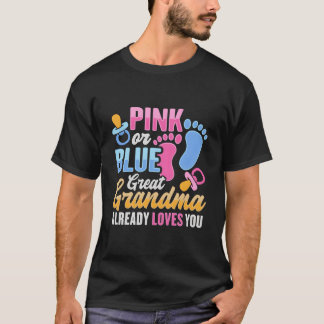 Camiseta Revelación de género para la bisabuela